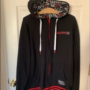 Keith Urban Mens Hoodie Graffiti U world tour 2018